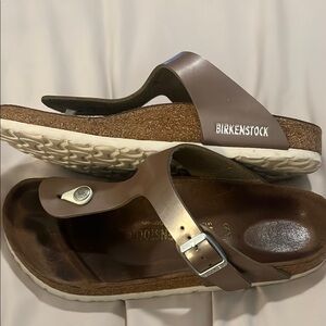 Birkenstock Metallic Pale pink Sandals